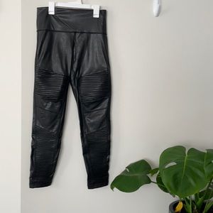 7 For All Mankind Faux Leather Moto Leggings